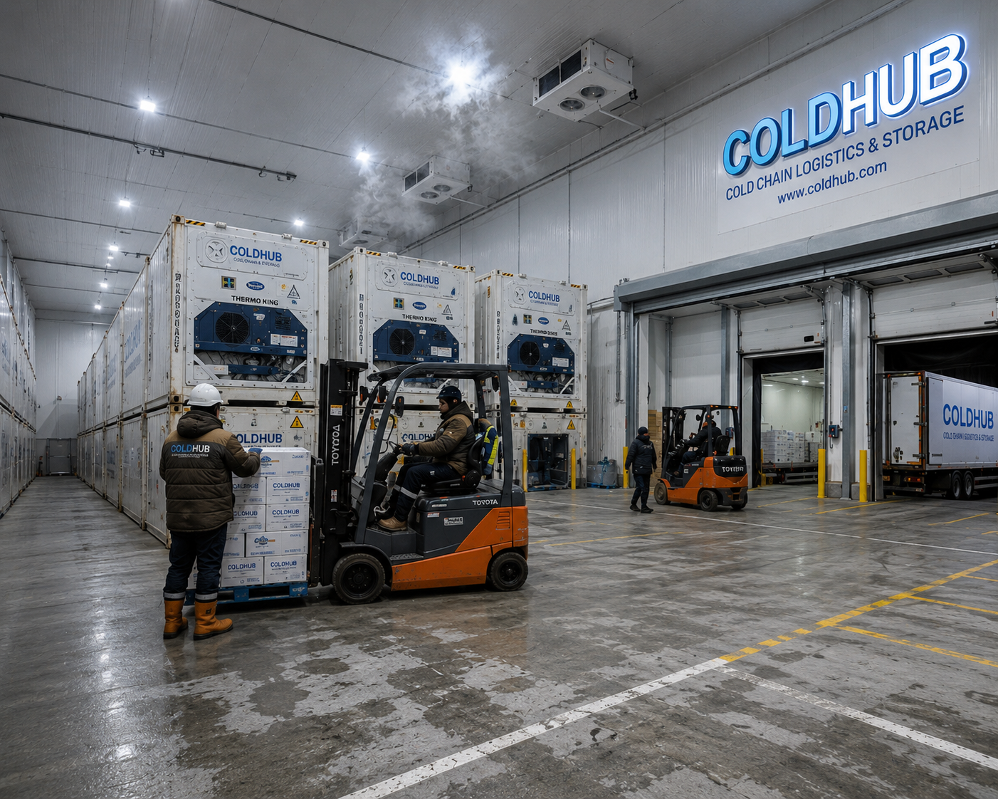 Interior planta frigorífica Cold Hub